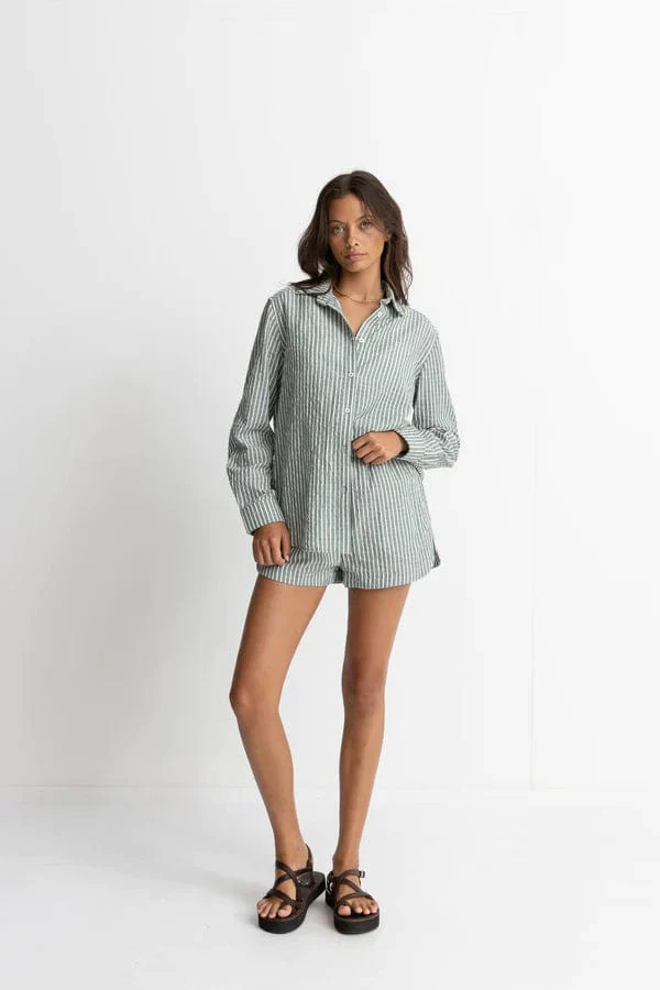 Stevie Stripe Short - Green - Image 3