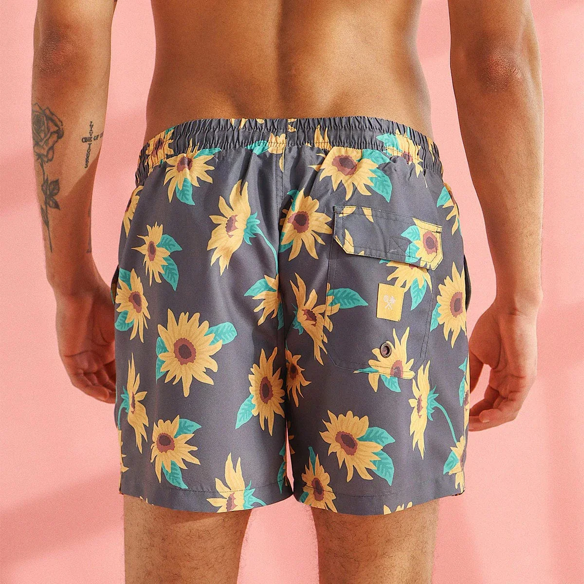 Sunny Boy Mens Swim Shorts - Charcoal - Image 2