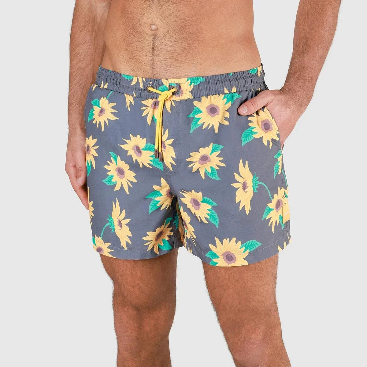 Sunny Boy Mens Swim Shorts - Charcoal - Image 4