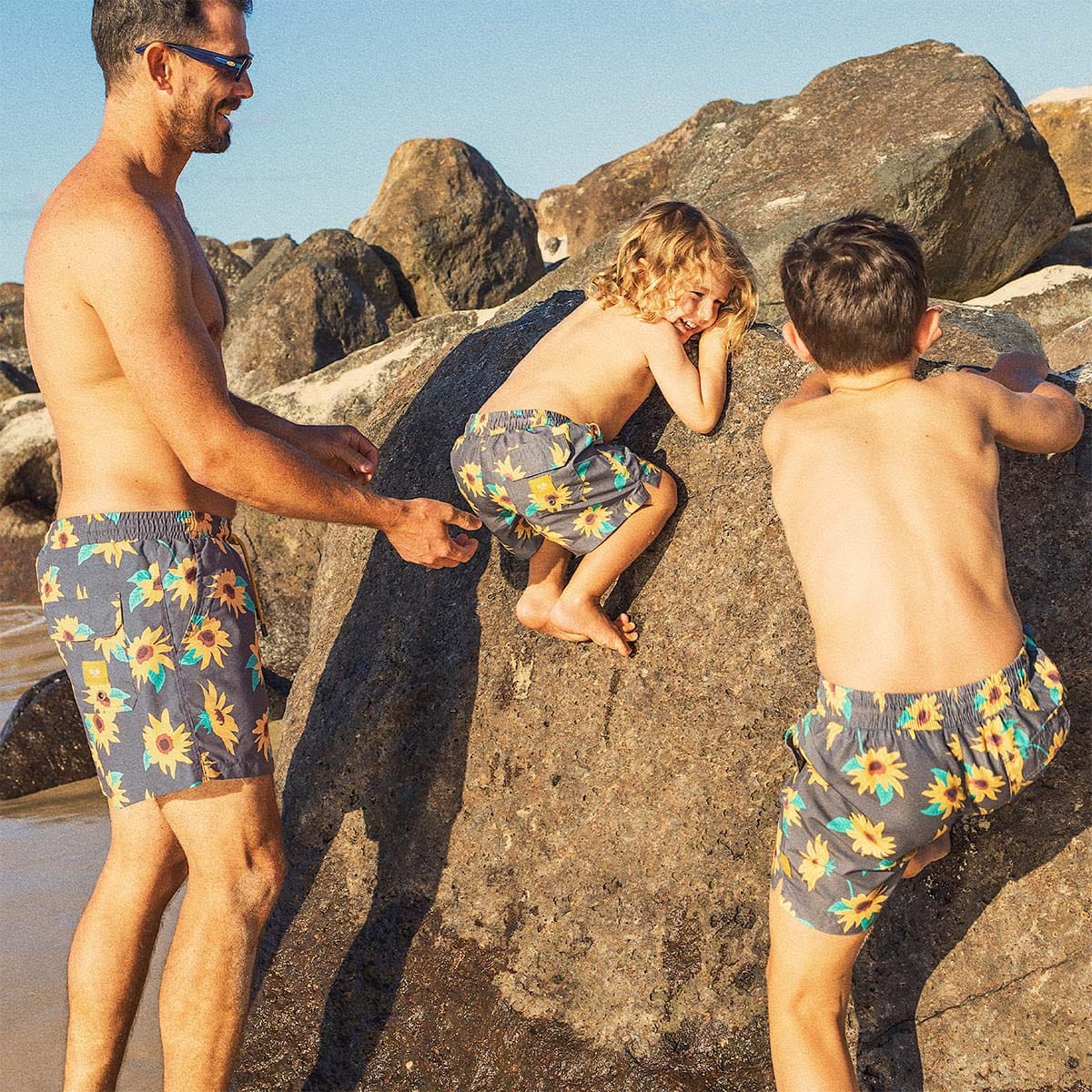 Sunny Boy Mens Swim Shorts - Charcoal - Image 9