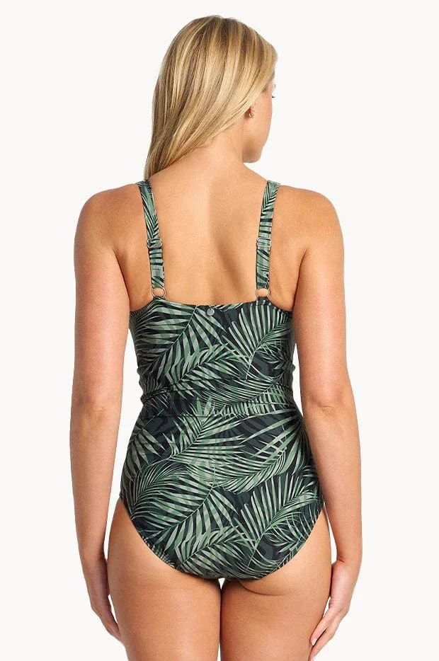 Sunseeker Lombok DD/E Twist Ruched One Piece - Black - Image 2