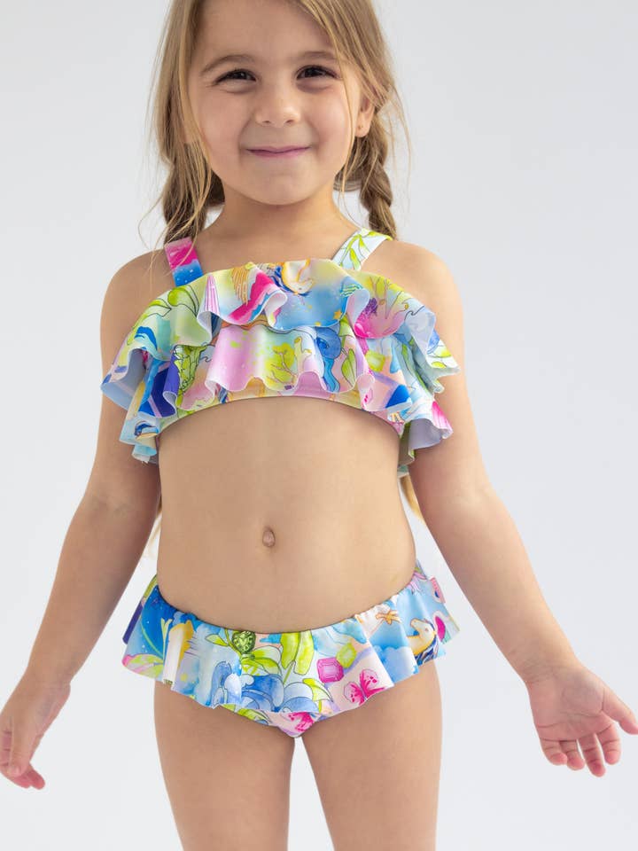 Girls Surrealism Frill Bikini