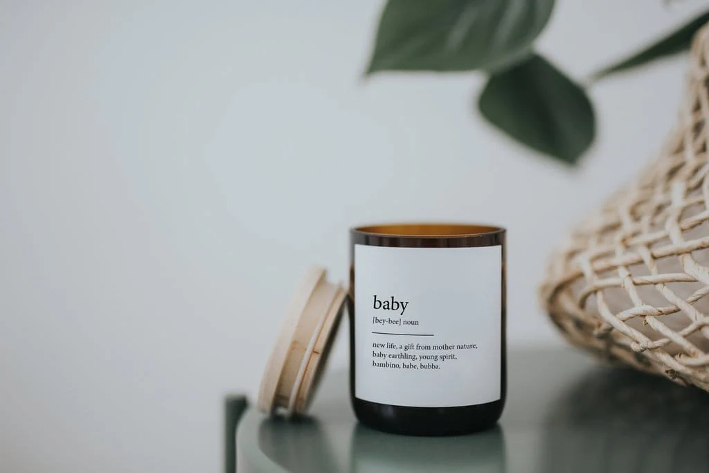 Dictionary Candle - Baby - Image 2