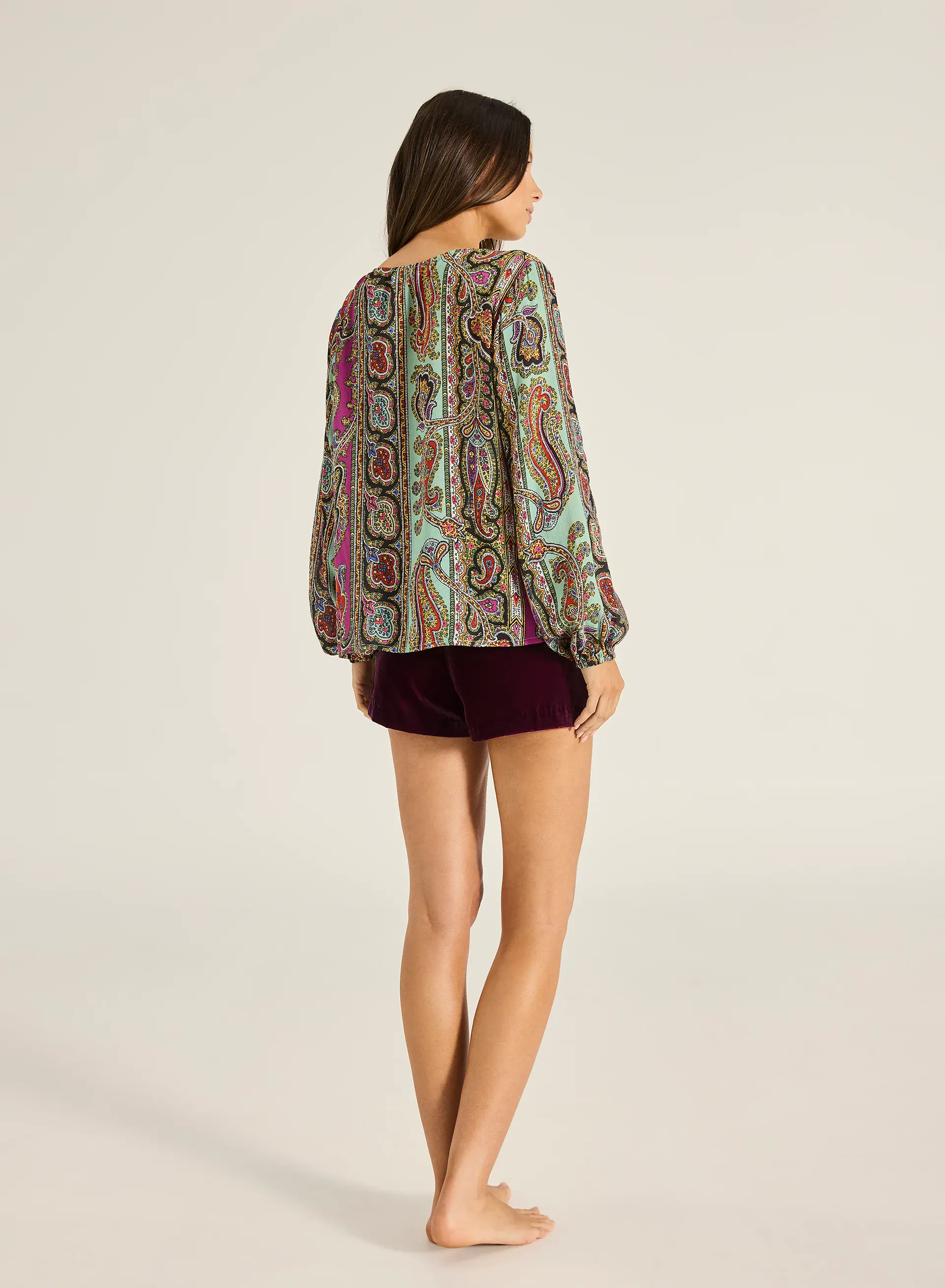 Tigerlily Caya Haveli Shirt - Magenta - Image 2