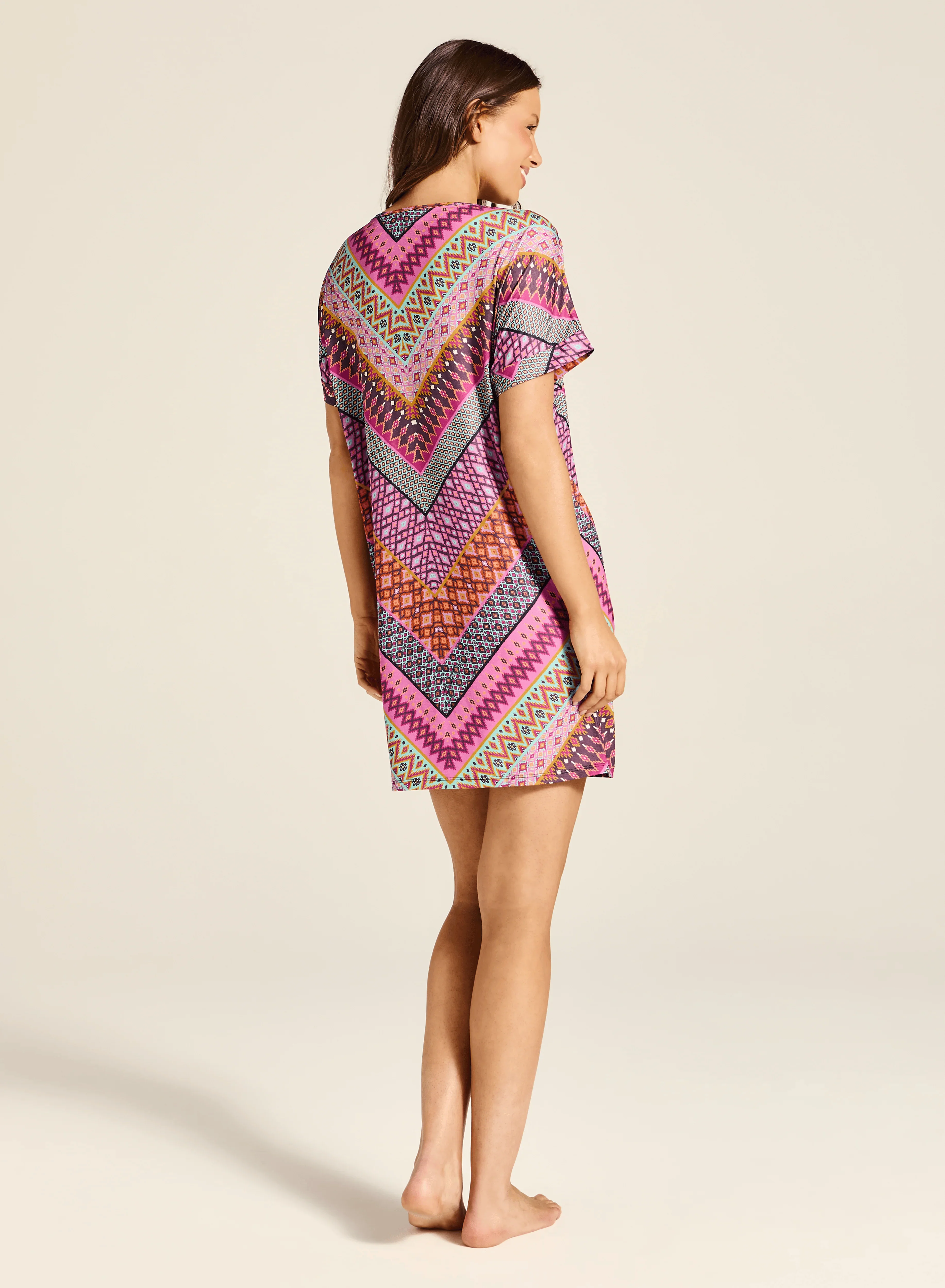 Tigerlily Utopia Lara Mumu - Utopia Stripe - Image 3