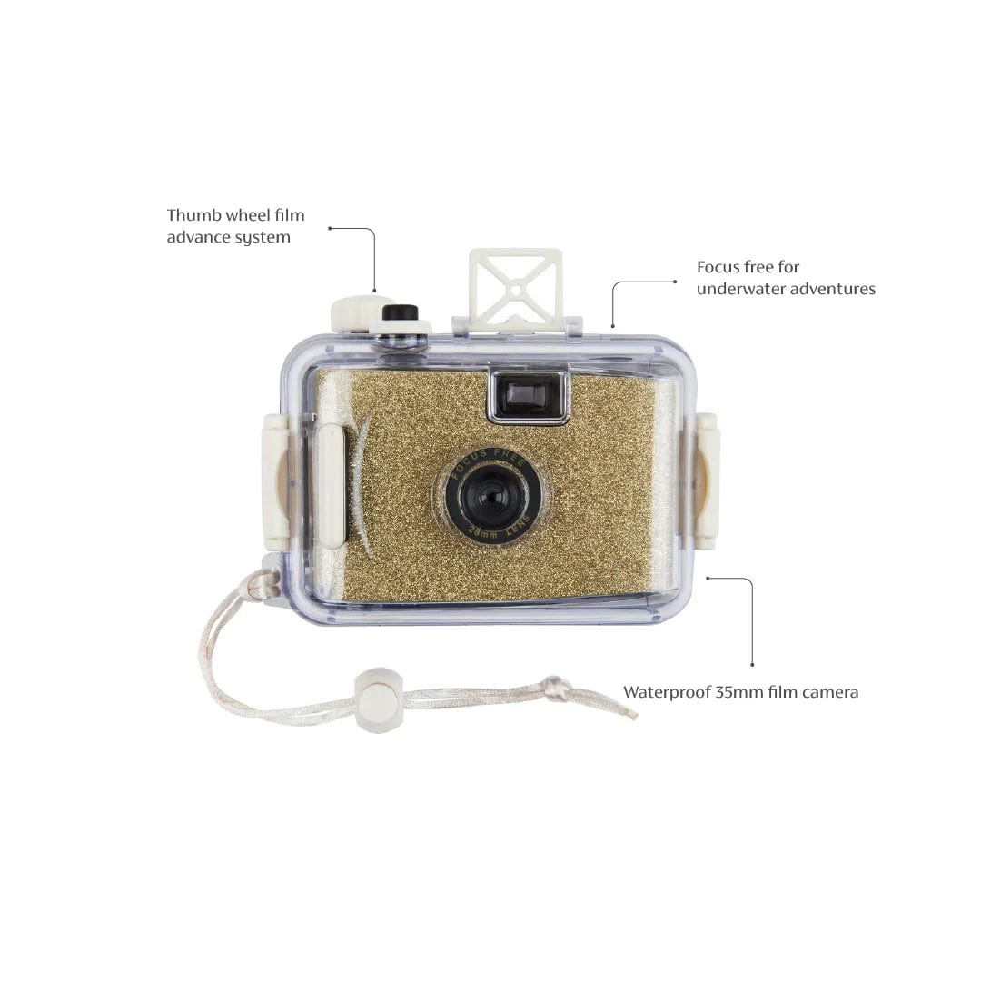 Underwater Camera - Glitter Gold - Image 3