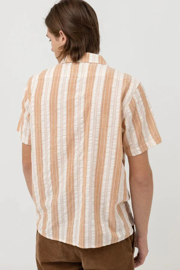 Rhythm Vacation Stripe Short Sleeve Shirt - Cedar - Image 4
