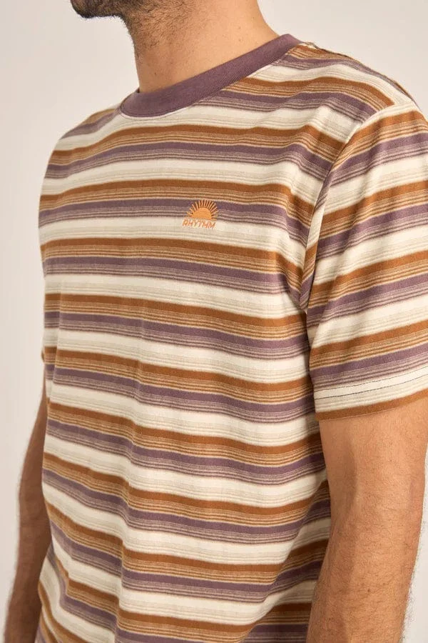 Rhythm Vintage Stripe SS T-Shirt - Cedar