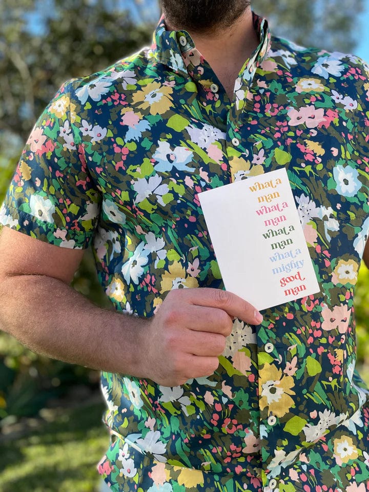 What A Man Greeting Card