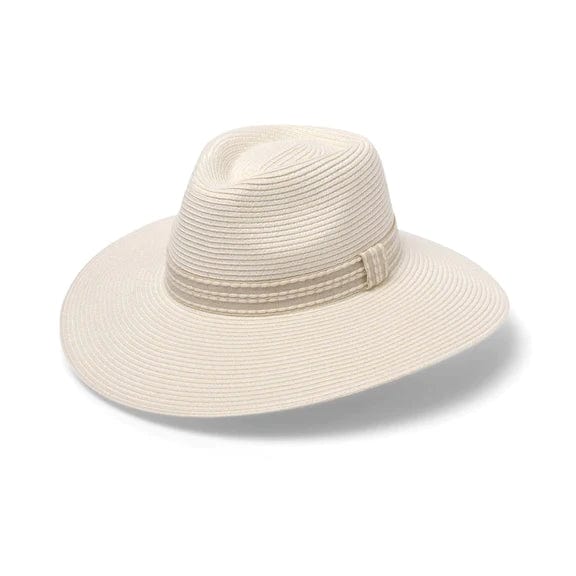 Whitehaven Wide Brim Fedora - Ivory - Image 3