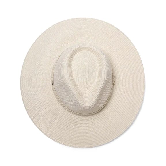 Whitehaven Wide Brim Fedora - Ivory - Image 4