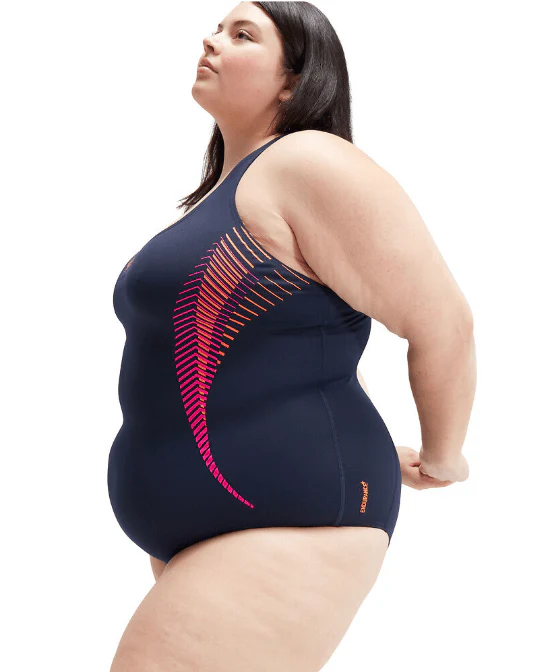 Speedo Womens Plus Size Placement Medalist - Image 3