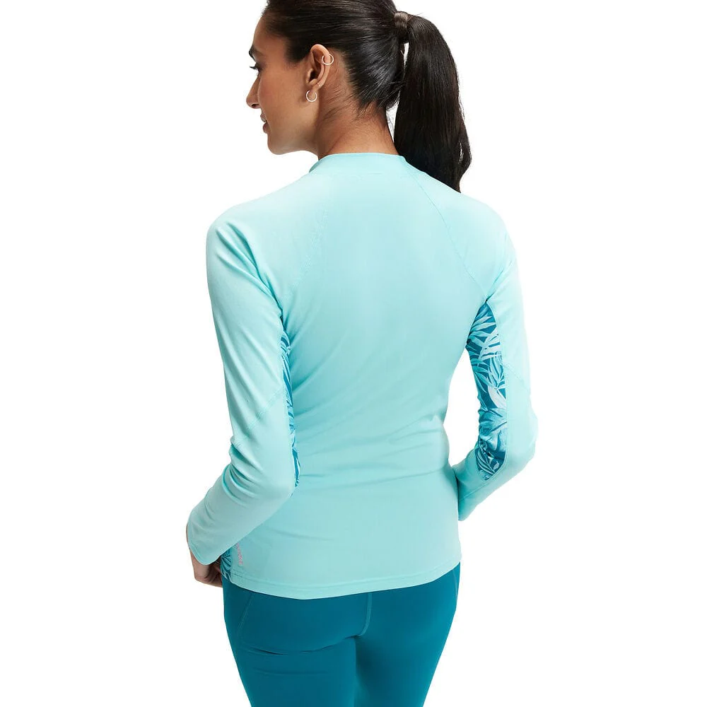 Speedo Womens Printed Long Sleeve Rash Top - Image 2