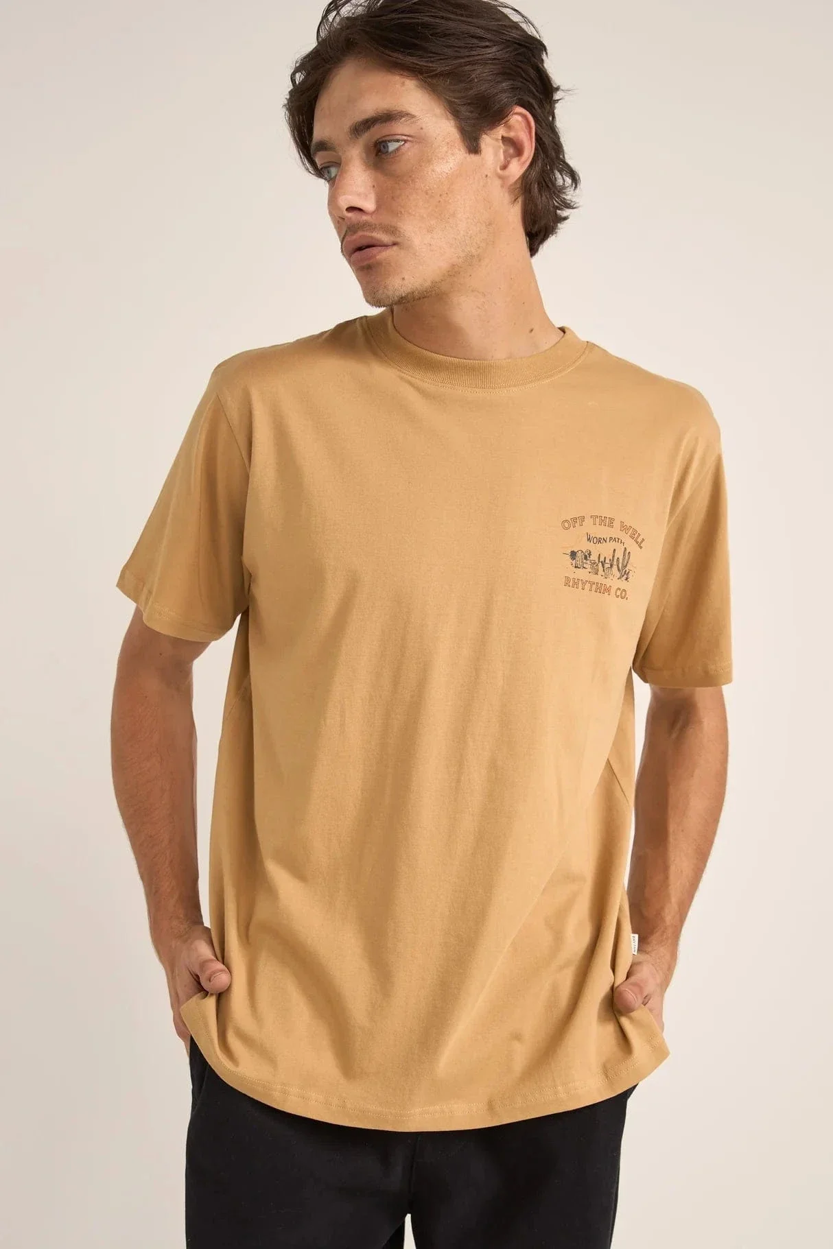 Rhythm Worn Path SS T-Shirt - Incense