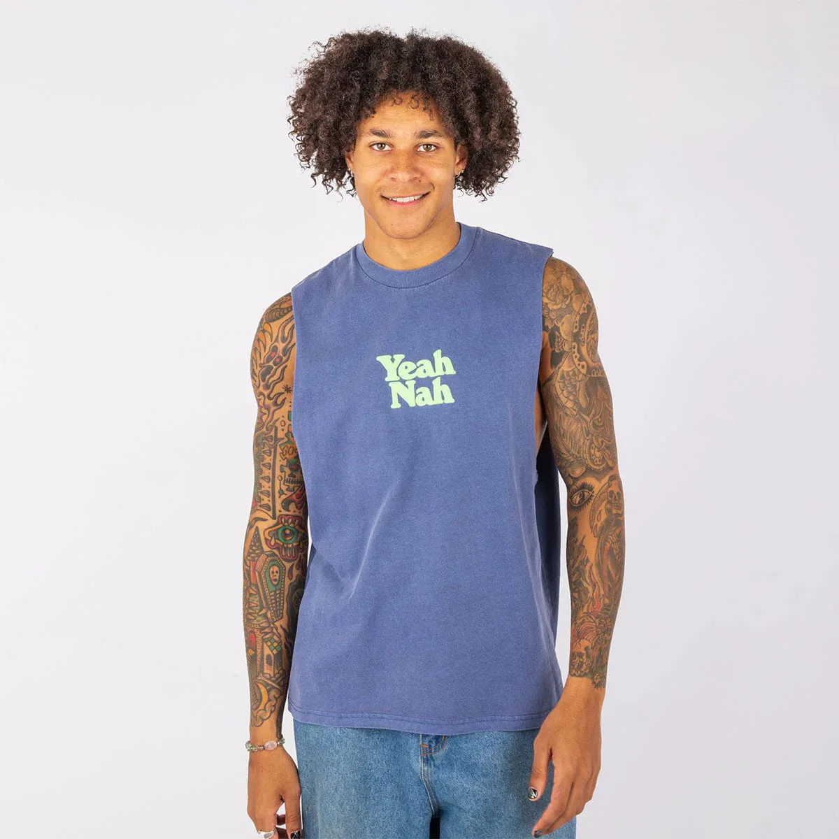 Yeah Nah 2.0 Muscle Tank - Image 4