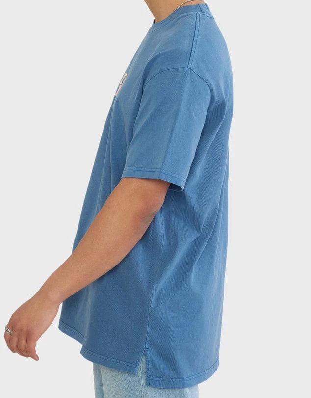 Yeah Nah Regular Tee - Blue - Image 2
