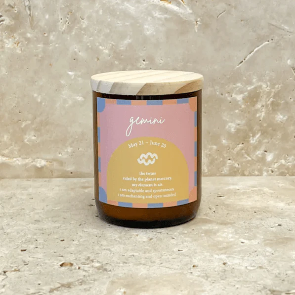 Zodiac Colour Candle - Gemini