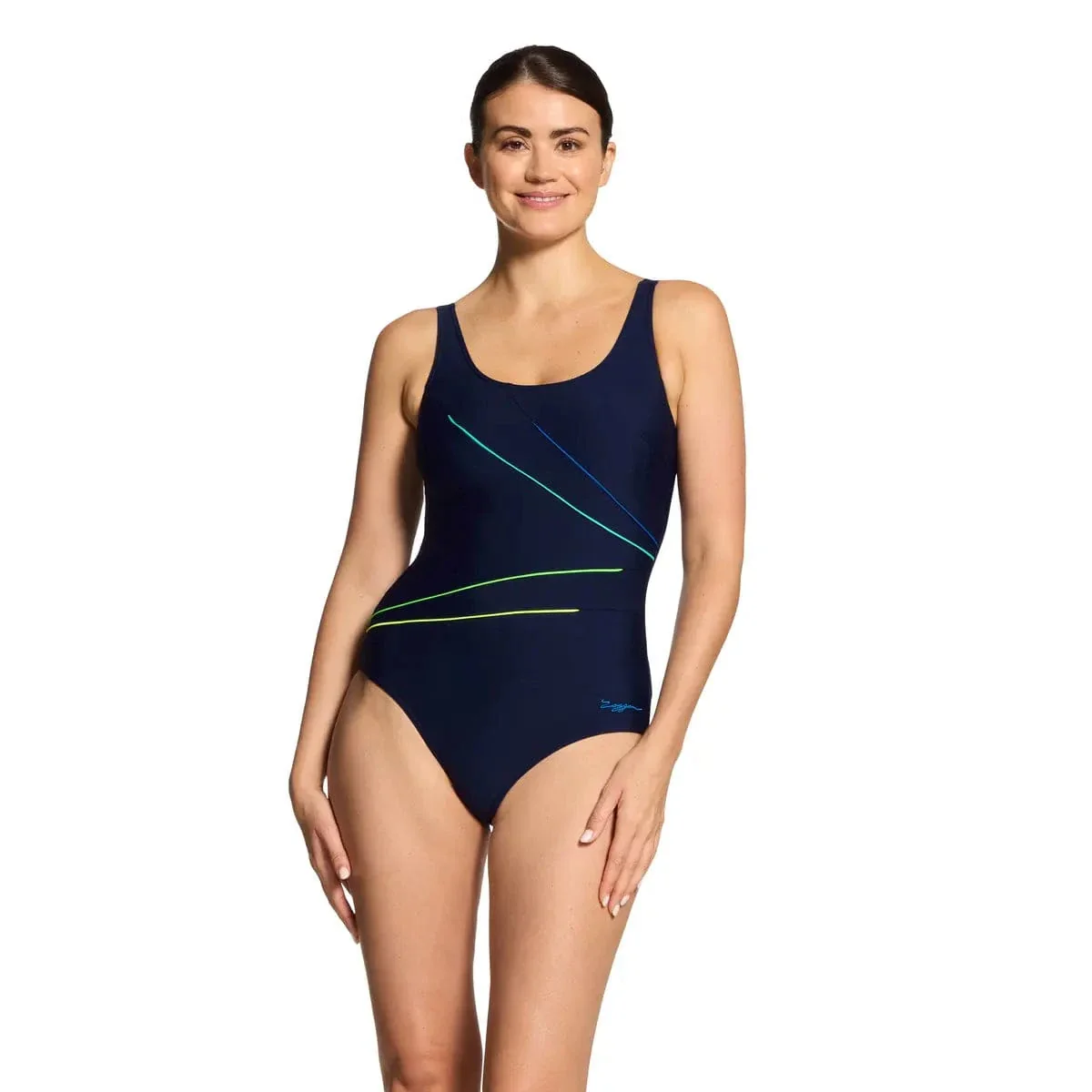 Zoggs Octane Adjustable Macmasters Scoopback Swimsuit